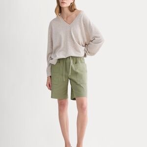 Everlane Women's Easy Cargo Short in Sagebrush, Size Large
